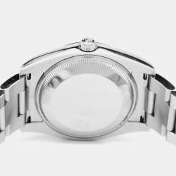 Pre Owned Rolex Pink Stainless Steel Oyster Perpetual 114200 Women's Wristwatch 34 mm