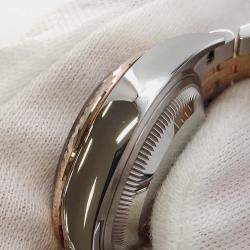 Rolex Aubergine Diamond 18k Rose Gold Stainless Steel Datejust 279171 Automatic Women's Wristwatch 28 mm