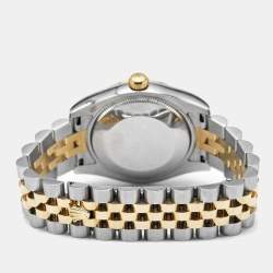 Rolex Champagne 18k Yellow Gold Stainless Steel Datejust 178273 Women's Wristwatch 31 mm 