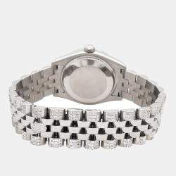Rolex Custom Pastel Purple 3.30ct Diamonds Stainless Steel Datejust 178240 Automatic Women's Wristwatch 31mm