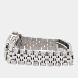 Rolex Custom Hot Pink 3.30ct Diamonds Stainless Steel Datejust 178240 Automatic Women's Wristwatch 31mm
