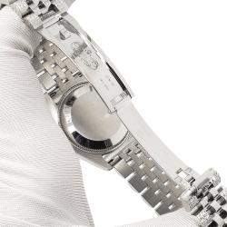 Rolex Custom Rhodium Gray 3.30ct Diamonds Stainless Steel Datejust 178240 Automatic Women's Wristwatch 31mm
