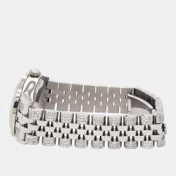 Rolex Custom Sangria 3.30ct Diamonds Stainless Steel Datejust 178240 Automatic Women's Wristwatch 31mm