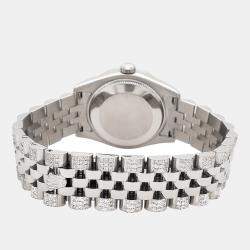 Rolex Custom Sangria 3.30ct Diamonds Stainless Steel Datejust 178240 Automatic Women's Wristwatch 31mm