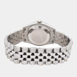 Rolex Custom Champagne 3.30ct Diamonds Stainless Steel Datejust 178240 Automatic Women's Wristwatch 31mm