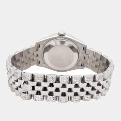 Rolex Custom Chocolate  3.30ct Diamonds Stainless Steel Datejust 178240 Automatic Women's Wristwatch 31mm
