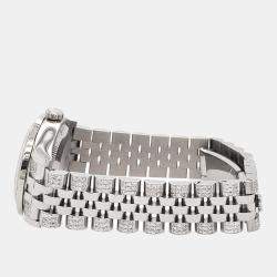 Rolex Custom Baby Pink 3.30ct Diamonds Stainless Steel Datejust 178240 Automatic Women's Wristwatch 31mm