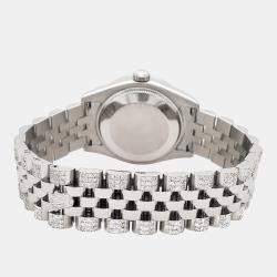 Rolex Custom Baby Pink 3.30ct Diamonds Stainless Steel Datejust 178240 Automatic Women's Wristwatch 31mm