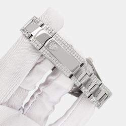 Rolex Custom Pastel Purple 7.2ct Diamonds Stainless Steel Datejust 178240 Automatic Women's Wristwatch 31mm
