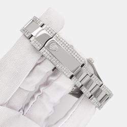 Rolex Custom Champagne 7.2ct Diamonds Stainless Steel Datejust 178240 Automatic Women's Wristwatch 31mm