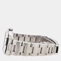 Rolex Custom Chocolate Diamond Stainless Steel Datejust 78240 Automatic Women's Wristwatch 31 mm