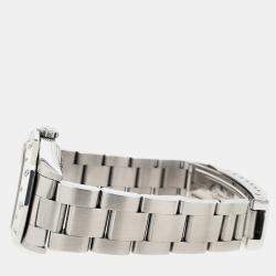 Rolex Custom Grey Diamond Stainless Steel Datejust 78240 Automatic Women's Wristwatch 31 mm
