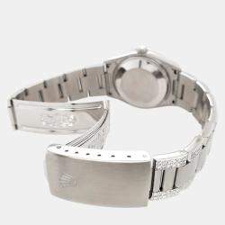 Rolex Custom Champagne MOP 3.5ct Diamond Stainless Steel Datejust Automatic Women's Wristwatch 31 mm