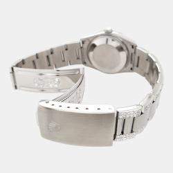 Rolex Custom Pink MOP 3.5ct Diamond Stainless Steel Datejust Automatic Women's Wristwatch 31 mm