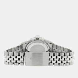 Rolex Custom Grey 2.35CT Diamond Stainless Steel Datejust  Automatic Women's Wristwatch 26mm
