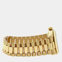 Rolex Customised  18K Yellow Gold President Datejust 68278 Automatic Women's Wristwatch 31MM