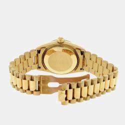 Rolex Customised  18K Yellow Gold President Datejust 68278 Automatic Women's Wristwatch 31MM