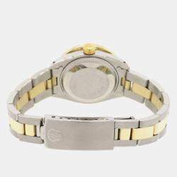 Rolex Customised White MOP 1.30CT Diamond 18K Yellow Gold Stainless Steel Datejust  Automatic Women's Wristwatch 26MM