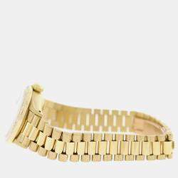 Rolex Customised Blue Diamond 18K Yellow Gold President Datejust  Automatic Women's Wristwatch 26MM