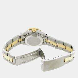 Rolex Customised Royal Blue Diamond 18K Yellow Gold Stainless Steel Datejust  Automatic Women's Wristwatch 26MM