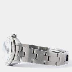 Rolex Customised Tiger Orange Diamond Stainless Steel Datejust  Automatic Women's Wristwatch 26mm