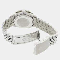 Rolex Customised  MOP 3.65CT Diamond Stainless Steel Datejust  Automatic Men's Wristwatch 36mm
