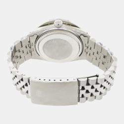 Rolex Customised  MOP 3.65CT Diamond Stainless Steel Datejust  Automatic Men's Wristwatch 36mm