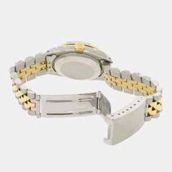 Rolex Customised  Diamond 18K Yellow Gold Datejust 68273 Automatic Men's Wristwatch