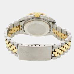 Rolex Customised  Diamond 18K Yellow Gold Datejust 68273 Automatic Men's Wristwatch