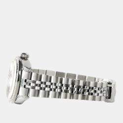 Rolex Customised Tahitian MOP Diamond Stainless Steel Datejust  Automatic Women's Wristwatch 26mm