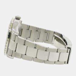 Rolex Customised Orange MOP 4.65CT Diamond Stainless Steel Datejust II 116300 Automatic Men's Wristwatch 41mm