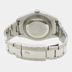 Rolex Customised Orange MOP 4.65CT Diamond Stainless Steel Datejust II 116300 Automatic Men's Wristwatch 41mm