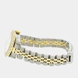 Rolex Customised  Diamond 18K Yellow Gold Datejust  Automatic Women's Wristwatch 26mm