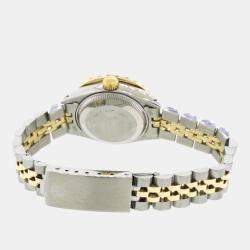 Rolex Customised  Diamond 18K Yellow Gold Datejust  Automatic Women's Wristwatch 26mm