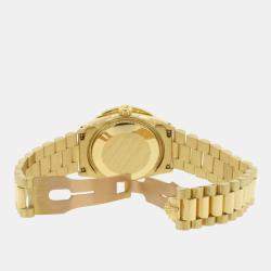 Rolex Customised  2.25CT Diamond 18K Yellow Gold President Datejust  Automatic Women's Wristwatch 31mm