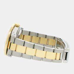 Rolex Customised  2.7CT Diamond 18K Yellow Gold Stainless Steel Date  Automatic Men's Wristwatch 34mm