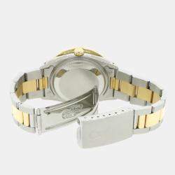 Rolex Customised  2.7CT Diamond 18K Yellow Gold Stainless Steel Date  Automatic Men's Wristwatch 34mm