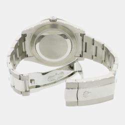 Rolex Customised Blue 5.1CT Diamond Stainless Steel Datejust II 116300 Automatic Men's Wristwatch 41mm