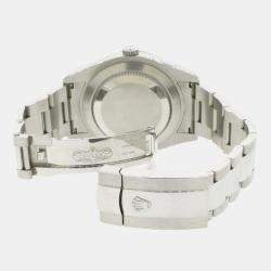 Rolex Customised White MOP 4.8CT Diamond Stainless Steel Datejust II 116300 Automatic Men's Wristwatch 41mm