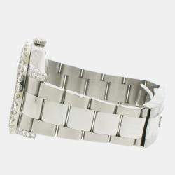 Rolex Customised White MOP 4.8CT Diamond Stainless Steel Datejust II 116300 Automatic Men's Wristwatch 41mm