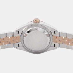 Rolex MOP 18K Rose Gold Stainless Steel Datejust 279171 Automatic Women's Wristwatch 28 mm
