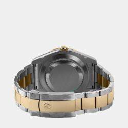 Rolex Customised Black MOP Diamond Stainless Steel Datejust 178273 Automatic Women's Wristwatch 31mm
