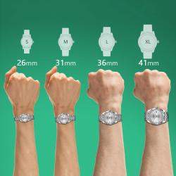 Rolex Customised Silver Diamond Stainless Steel Datejust 69174 Automatic Women's Wristwatch 26mm