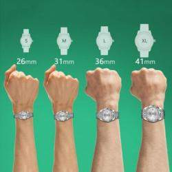 Rolex Customised Silver Diamond Stainless Steel Datejust 68274 Automatic Women's Wristwatch 31mm
