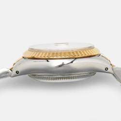 Rolex Champagne Jubilee Diamond 18K Yellow Gold Stainless Steel Datejust 69173 Women's Wristwatch 26 mm