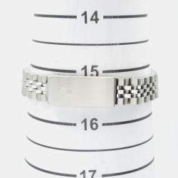 Rolex Silver Diamond 18k White Gold Stainless Steel Datejust 79174 Automatic Women's Wristwatch 26 mm