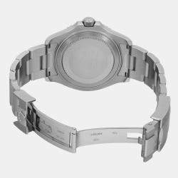 Rolex Stainless Steel Platinum Yacht-Master 268622 Automatic Men's Wristwatch 37 mm