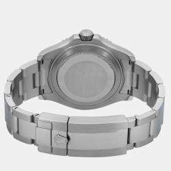 Rolex Stainless Steel Platinum Yacht-Master 268622 Automatic Men's Wristwatch 37 mm