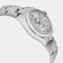 Rolex Silver Stainless Steel Datejust 279160 Automatic Women's Wristwatch 28 mm