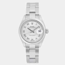 Rolex Silver Stainless Steel Datejust 279160 Automatic Women's Wristwatch 28 mm